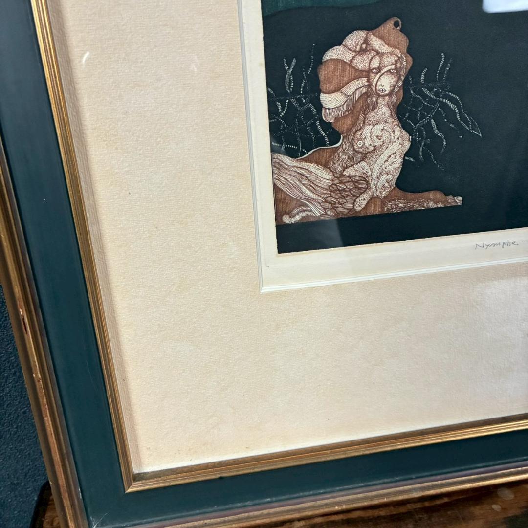 最終値下げ】山下清澄「Nymphe-1」アクアチント 1975年作 サイン入り