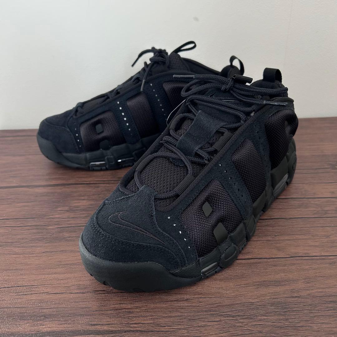 NIKE AIR MORE UPTEMPO LOW トリプルブラック　27cm