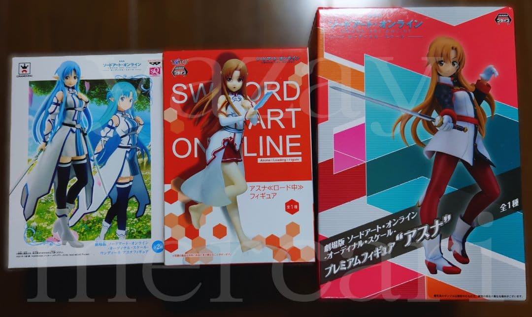 ソードアート・オンライン アスナ フィギュア 3体セット