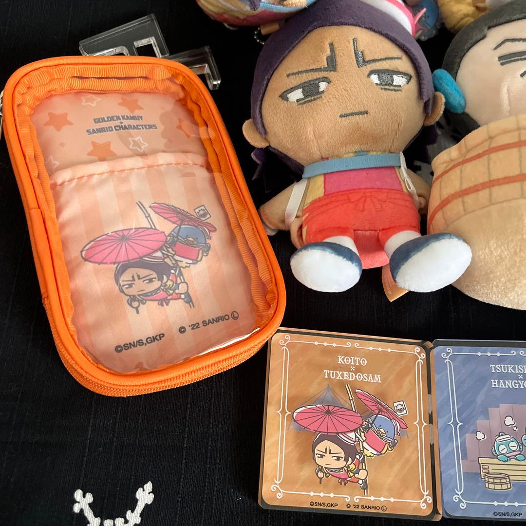 ゴールデンカムイ 鯉登月島 サンリオコラボ ぬいぐるみ等10点セット