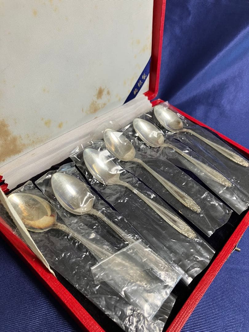 純銀製スプーン6本