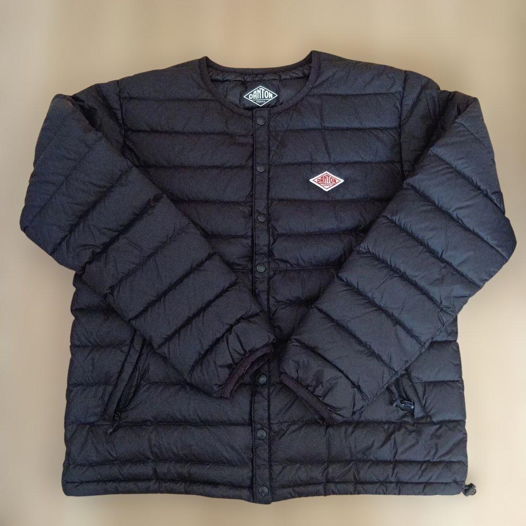 【美品】DANTON ダウン　フェザー　ブラック　38