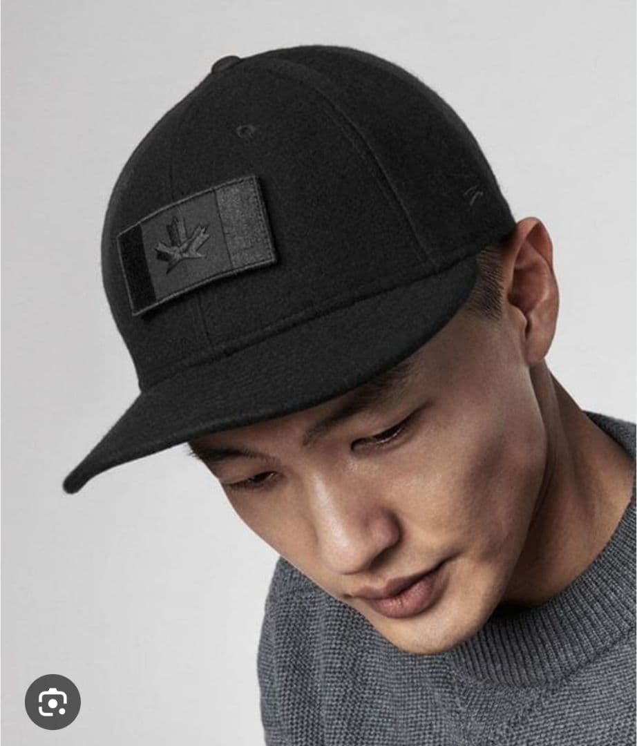 【美品】 NEWERA 黒 コラボキャップ カナダグース