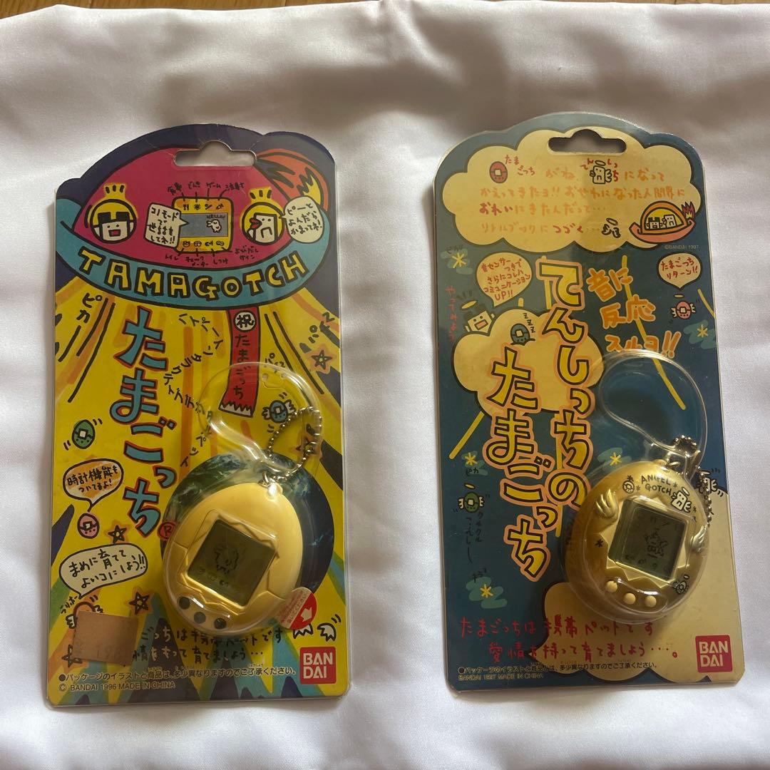 未開封 初代ゴールド てんしっちのたまごっち とたまごっちストラップ2