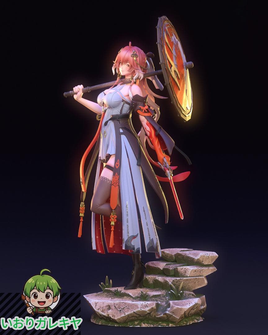 1/8 未塗装 未組立 フィギュア ガレージキット 【 長離 チョウリ 鳴潮