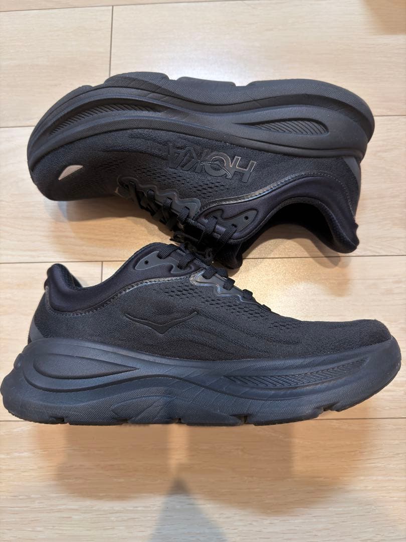 HOKA BONDI9 wide ワイド ブラック 27.5cm
