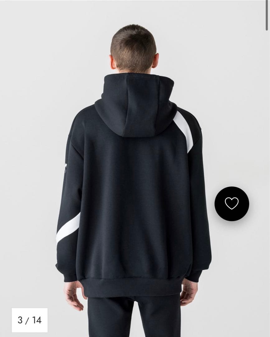 CRONOS ブラックパーカー フード付き - メルカリ