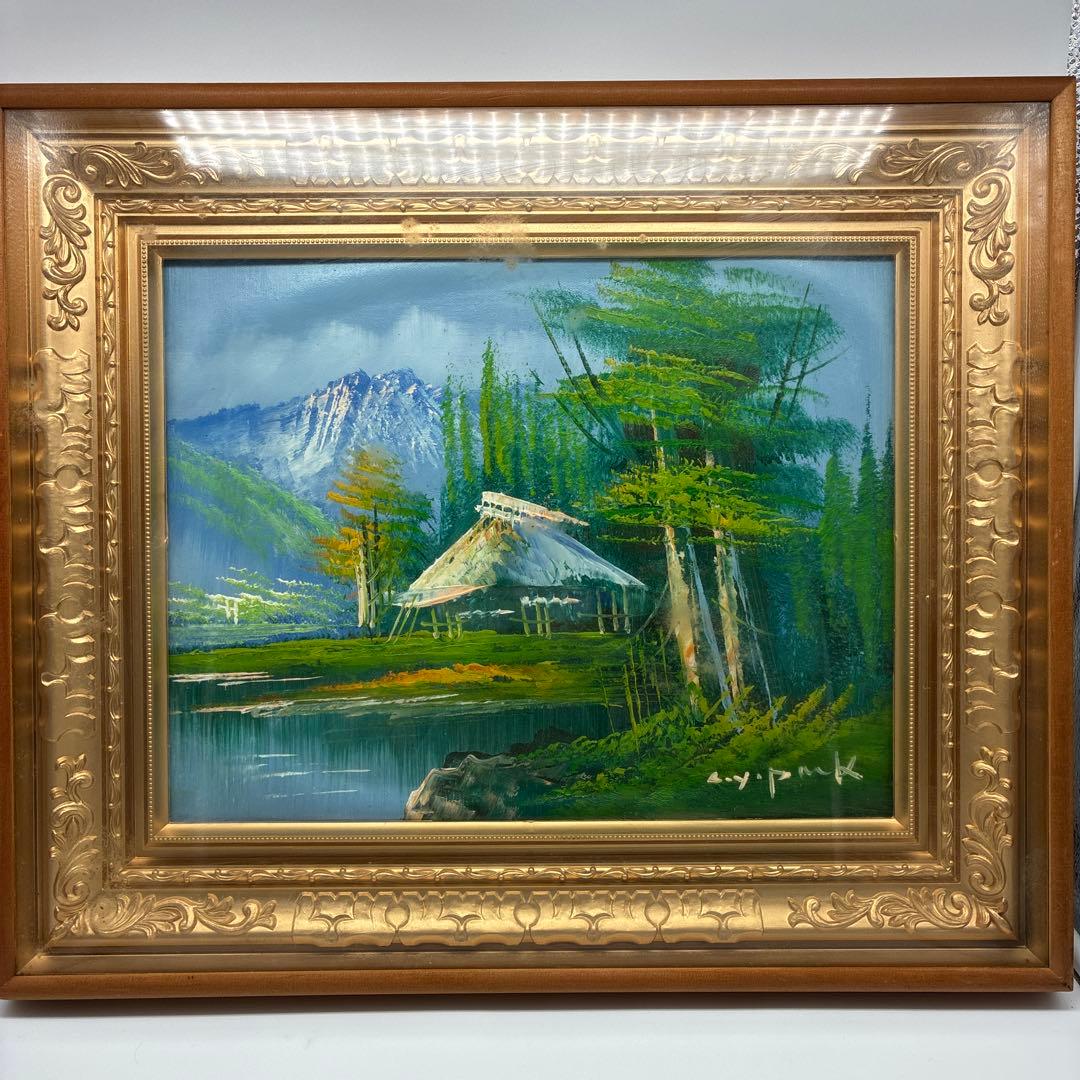 アンティーク　絵画 KAG0987-19：英国アンティーク油絵 (風景画、レイトビクトリアン