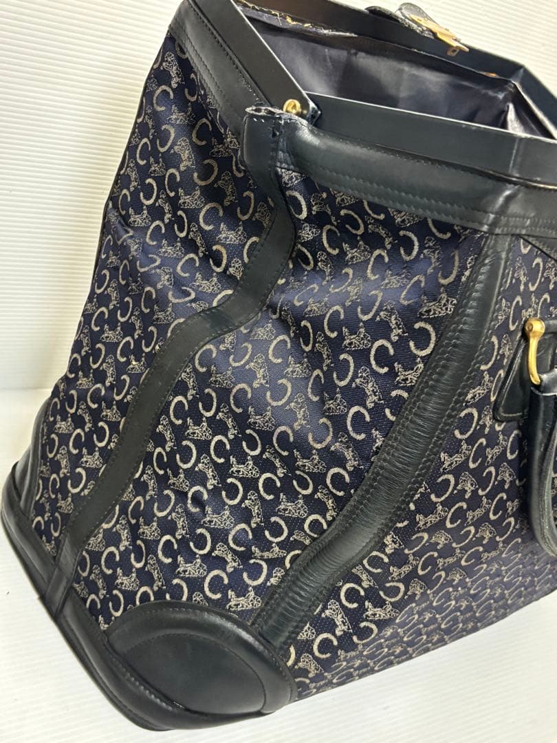 OLD CELINE オールド セリーヌキー付きボストンバッグ【がま口開口希少