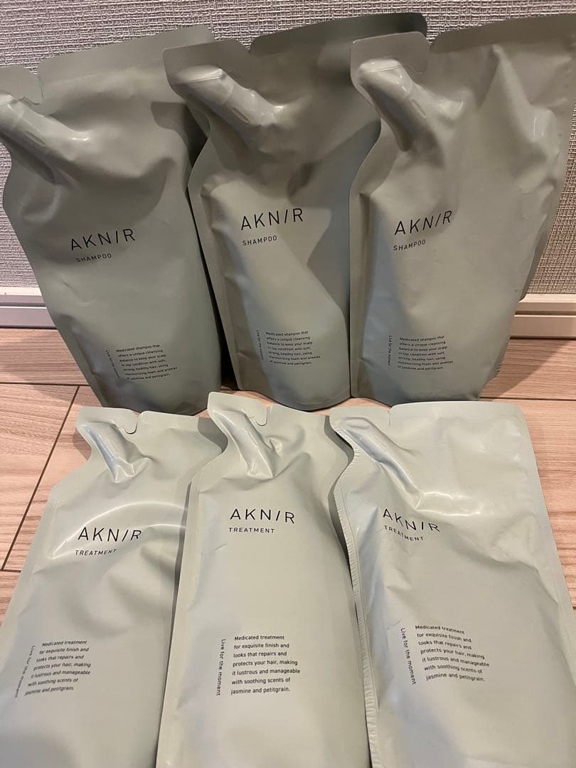 AKNIR シャンプー トリートメント リフィル 6個セット