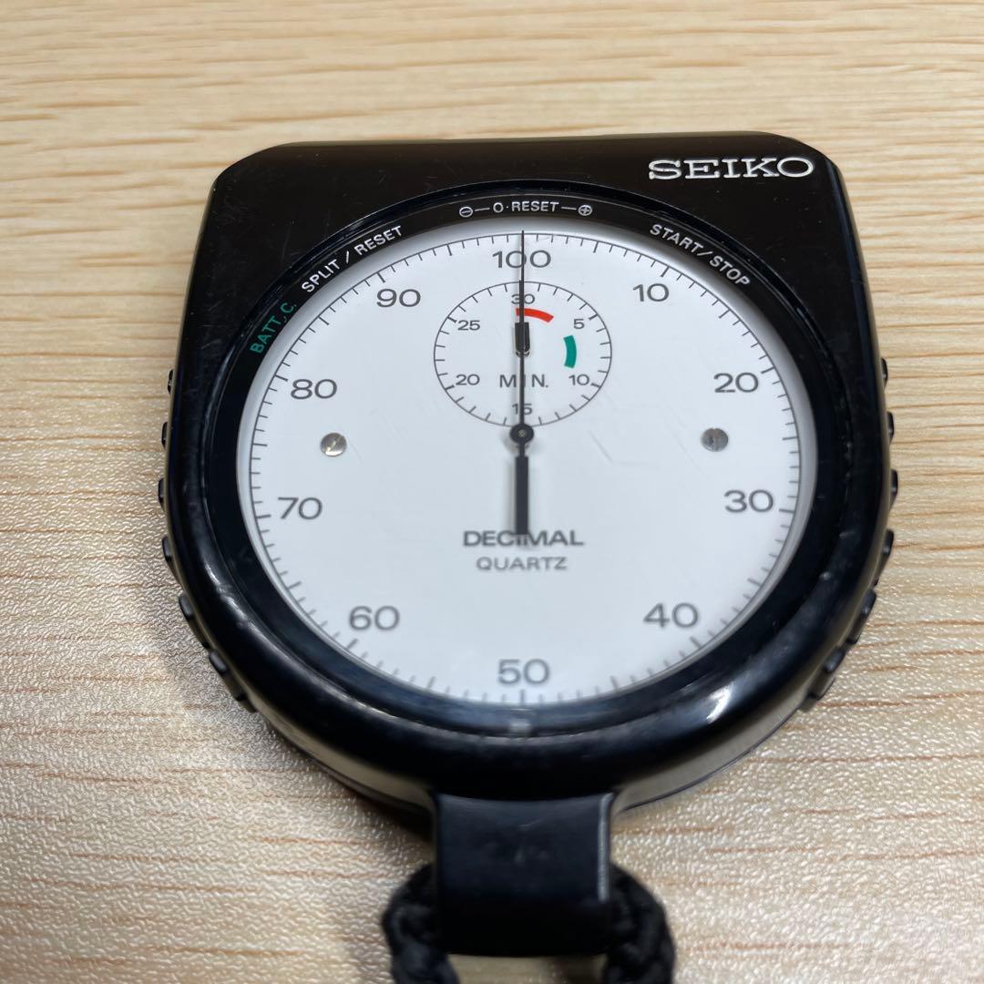 SEIKO セイコー ストップウォッチ 10進法計算 ケース付き - メルカリ