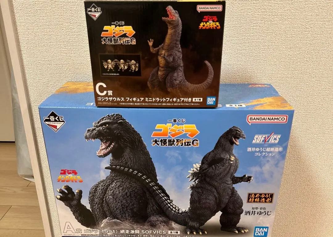 一番くじゴジラ大怪獣列伝G A賞C賞 おまけ付き全37点セット 一番くじ ゴジラ 大怪獣列伝G」が発売決定！フィギュア「ゴジラ（1991