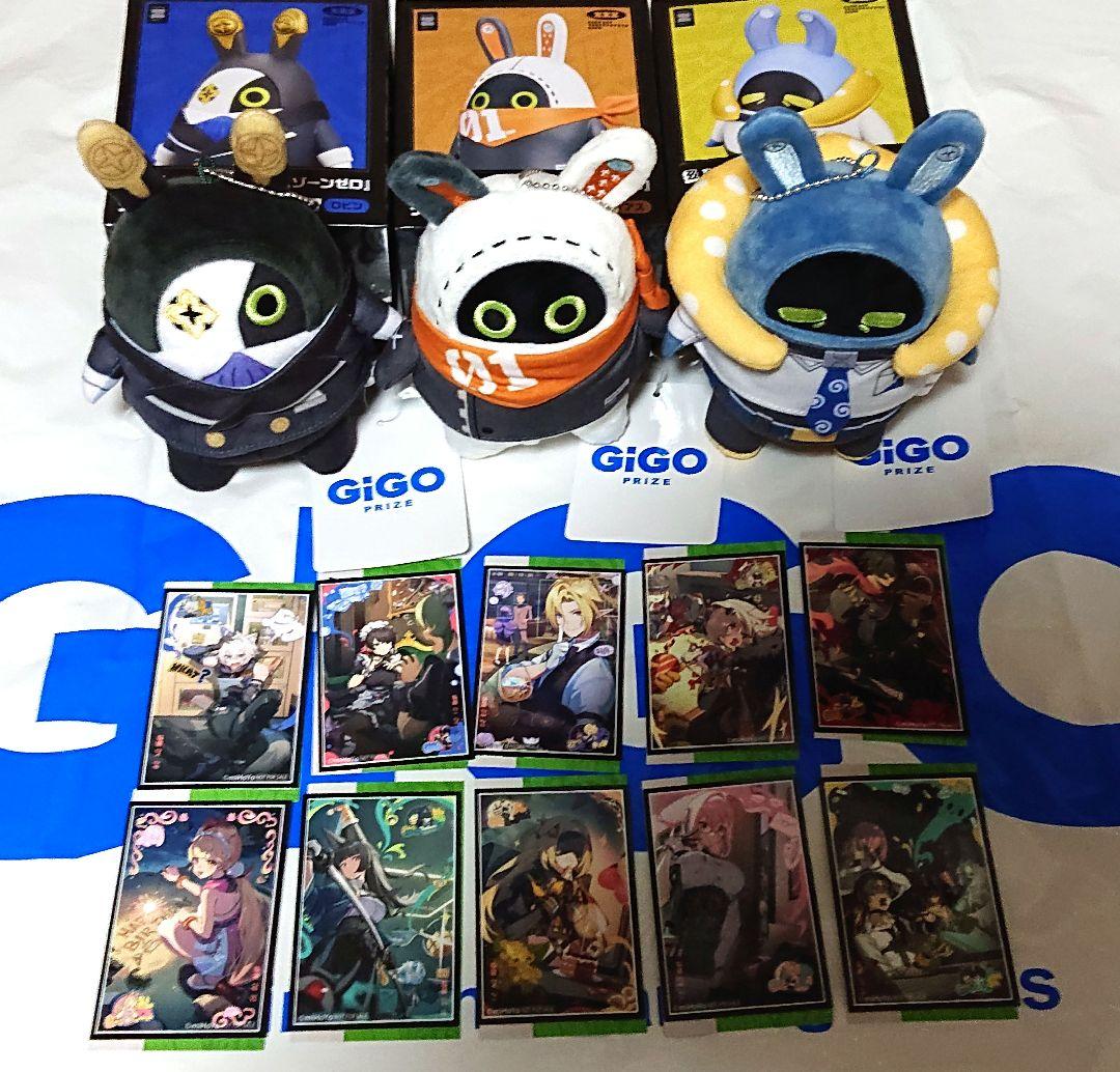 GIGO限定 ゼンゼロ ボンプ デスクトップフィギュア ぬいぐるみ コンプセット