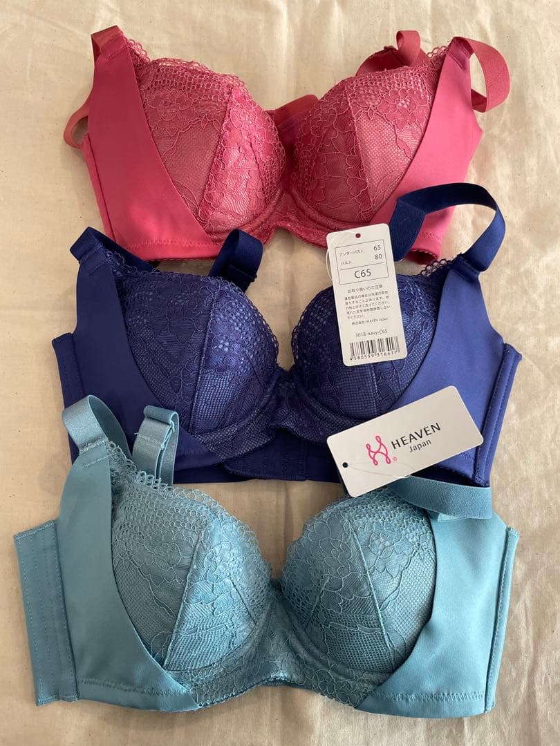 HEAVEN ブラジャー 3点セット C65
