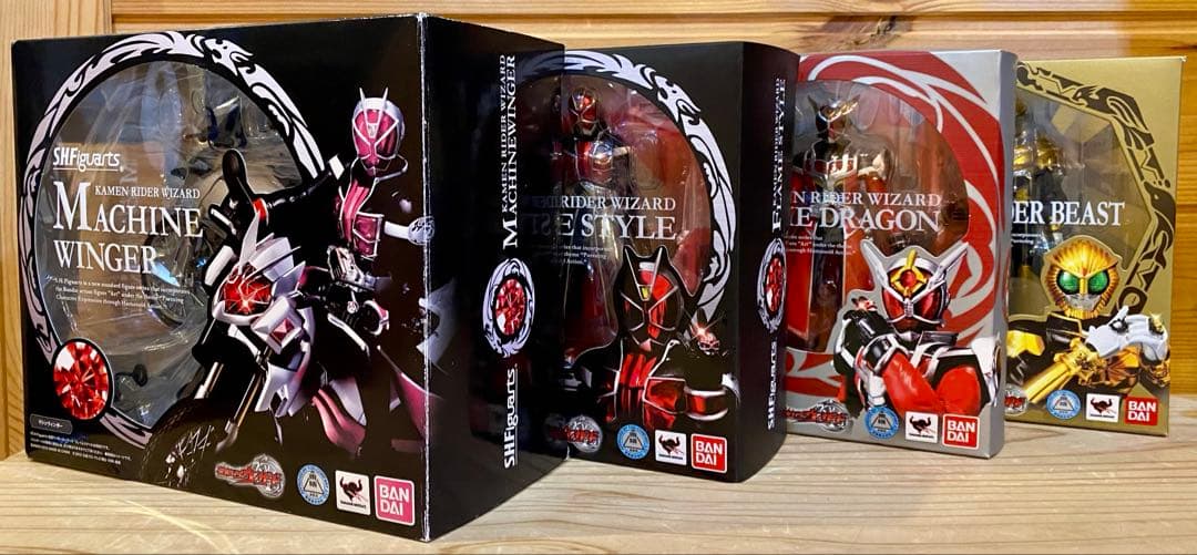 S.H.Figuarts 仮面ライダーウィザード シリーズ 【4体セット！】 S.H.