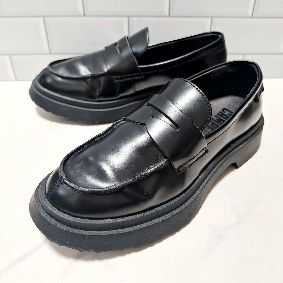 CAMPER カンペール ローファー 厚底 ウォールデン 黒 23.5