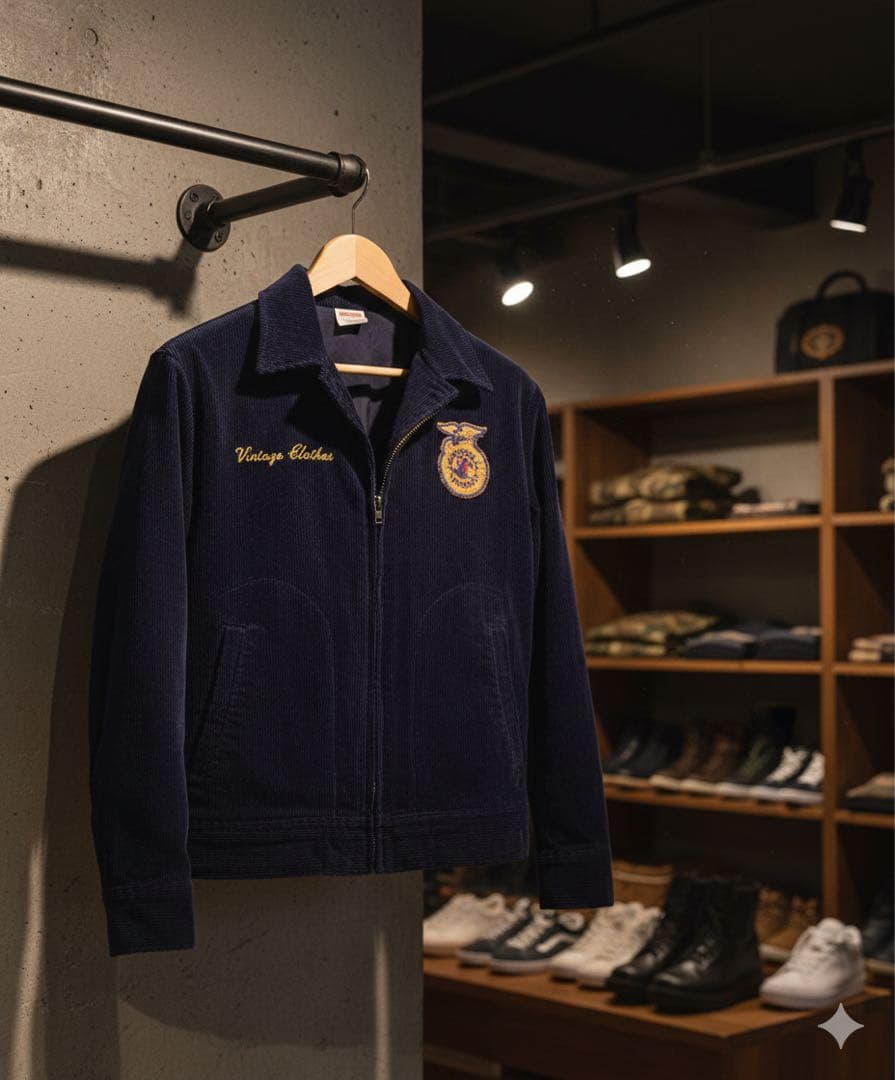 #82 XLサイズFFA JACKETジャケット新品未使用ネイビー 当日出荷