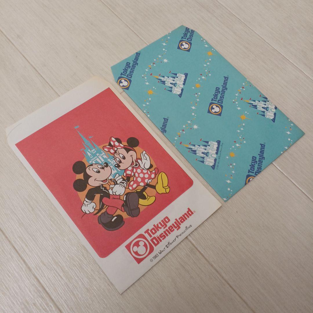 東京ディズニーランド 開園当初 レトロ 紙袋 ショッパー 2枚セット