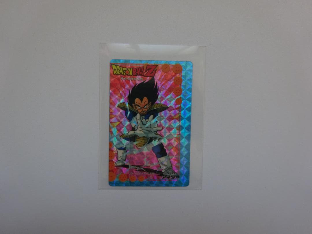 【印刷エラー】ドラゴンボール アマダ スクラッチ カードダス ベジータ