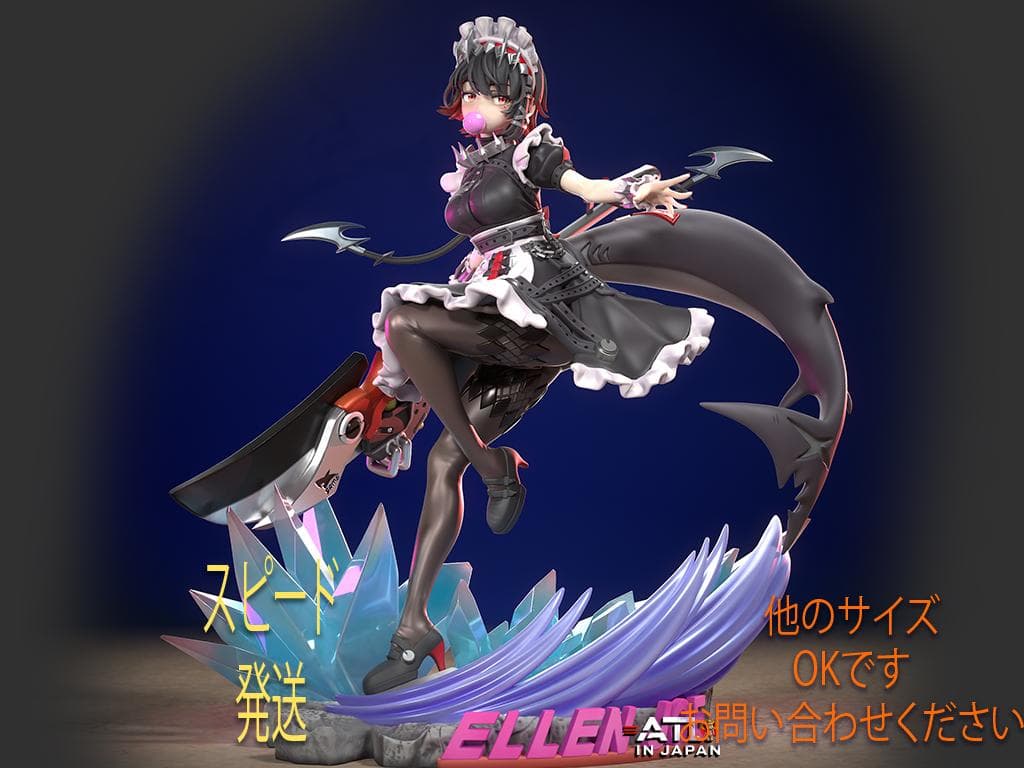 ガレージキット 1/7 ゼンゼロ エレン・ジョー 未塗装未組立 - メルカリ