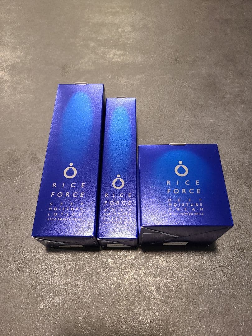 【未開封】ライスフォース ディープモイスチュアセット 化粧水/美容液/クリーム