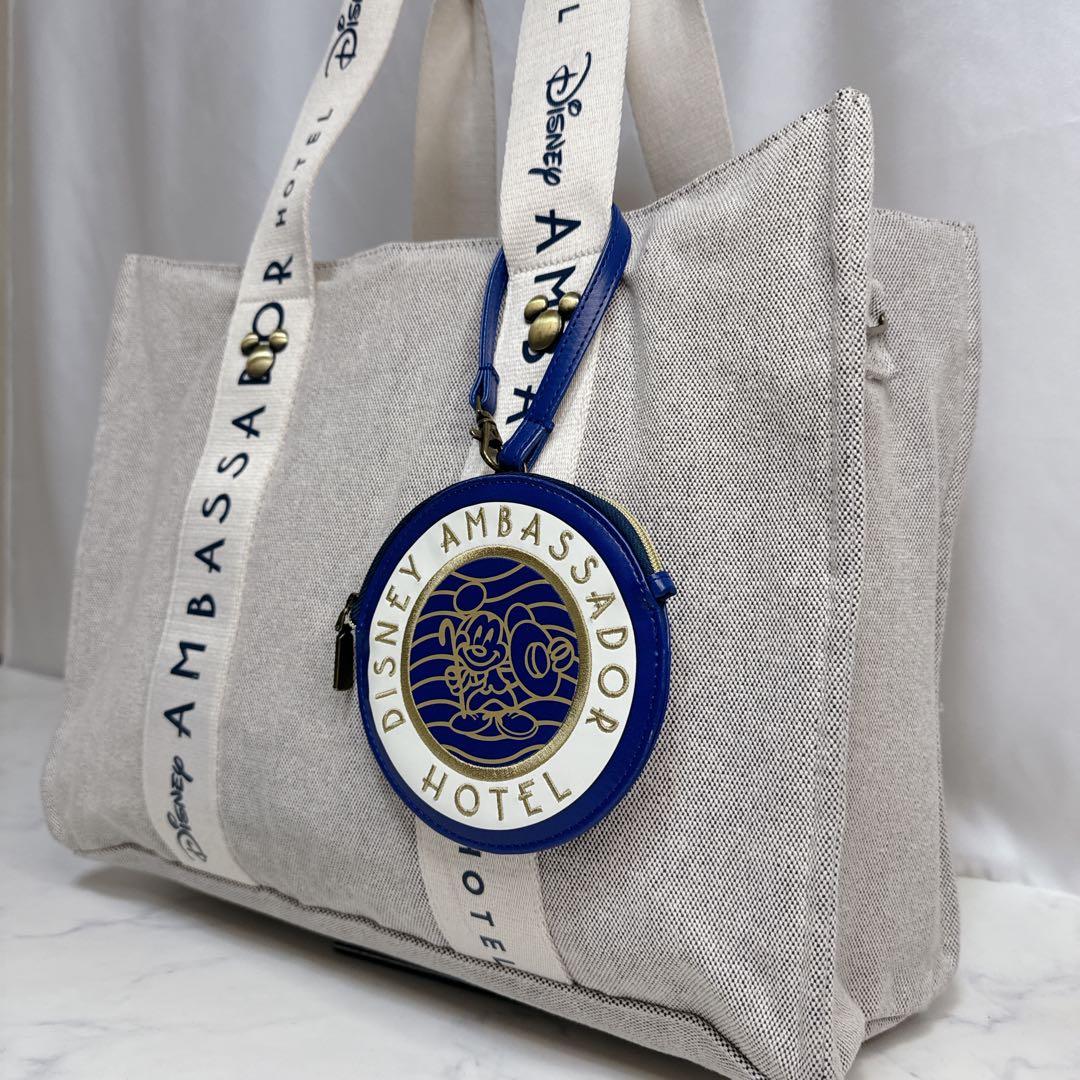 Disney AMBAASSADOR HOTEL トートバッグ ミッキー ロゴ