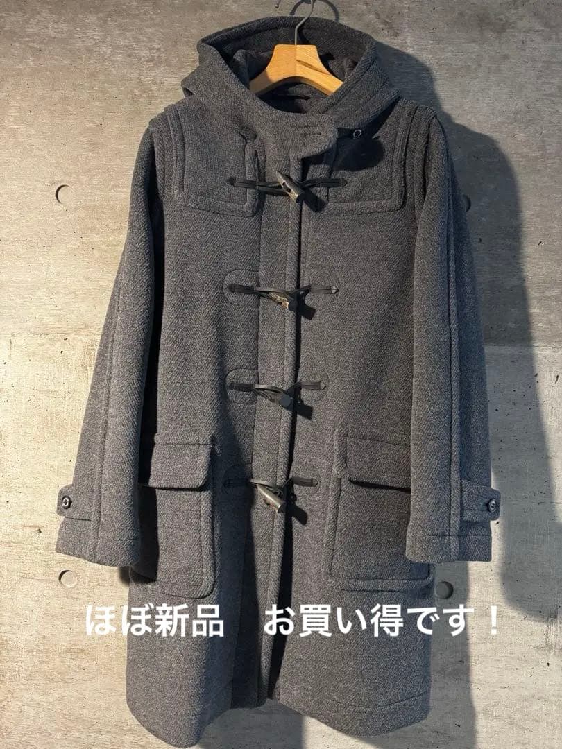 ほぼ新品　INVERTERE ダッフルコート グレー 34