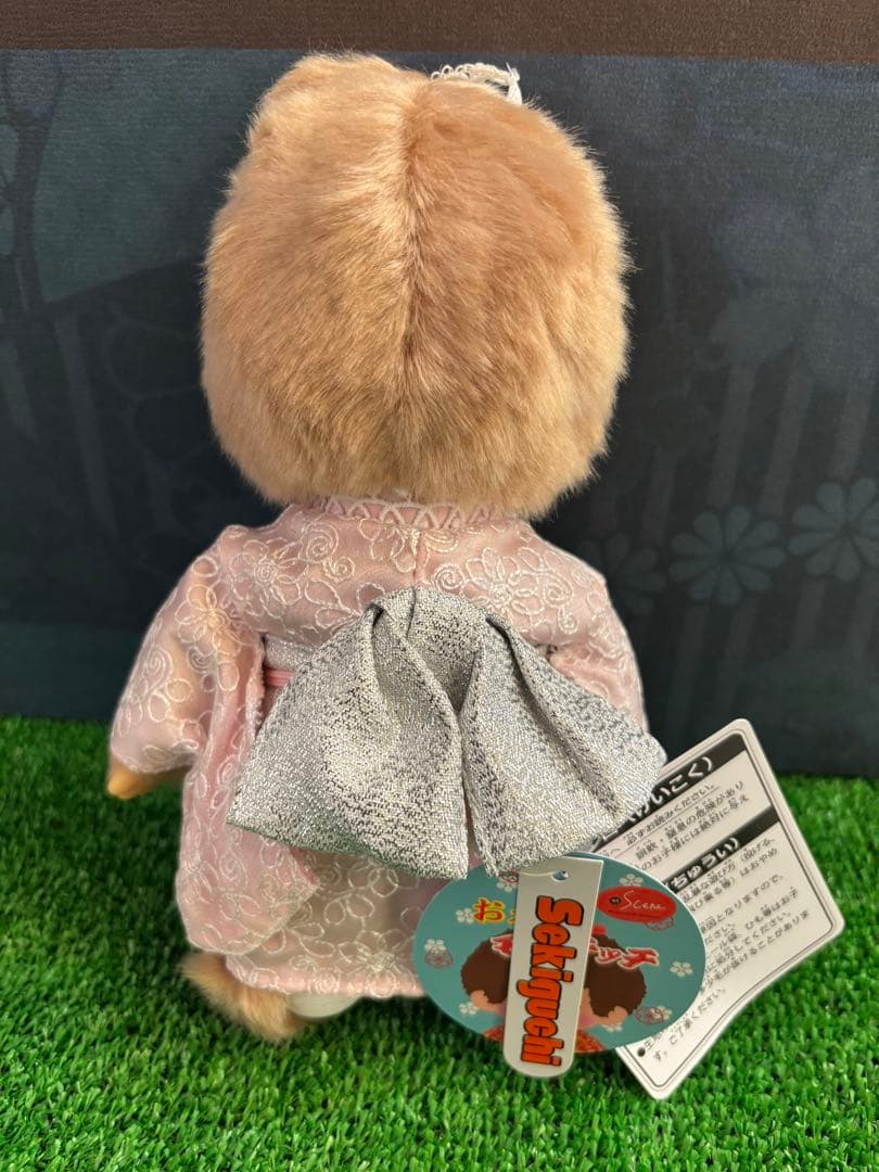 お着物モンチッチ 女の子 ミルクティブラウン お値引き不可 - メルカリ