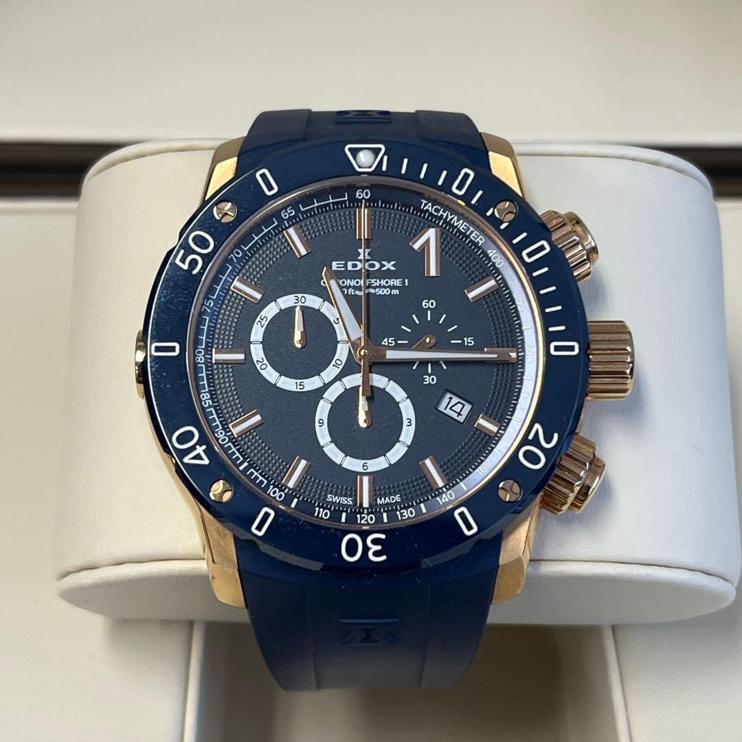 【最終値】EDOX エドックスクロノオフショ ア