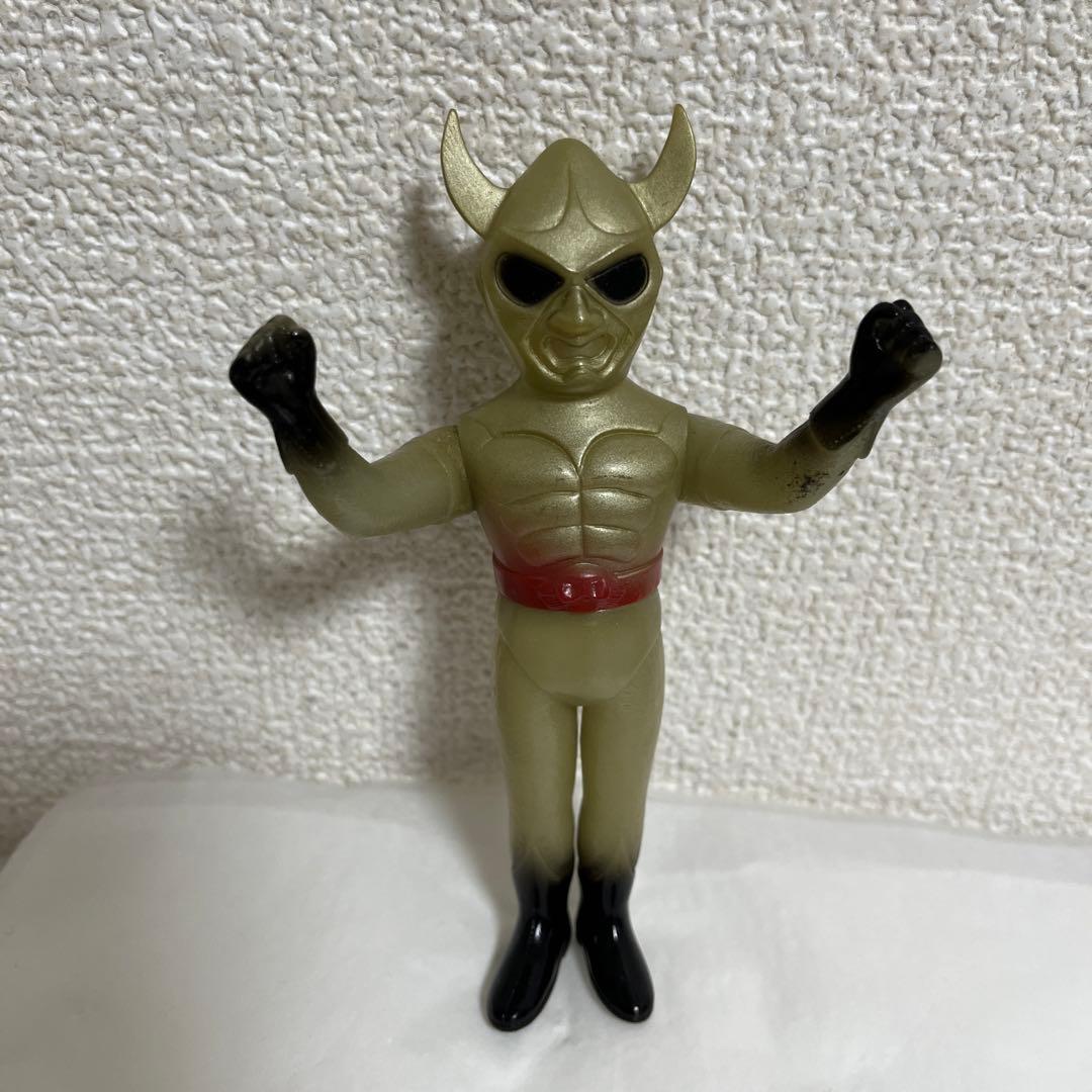 ⚠️貴重・昭和レトロ　ブルマァク　鉄人タイガーセブン　黒仮面　ミニソフビ　当時物