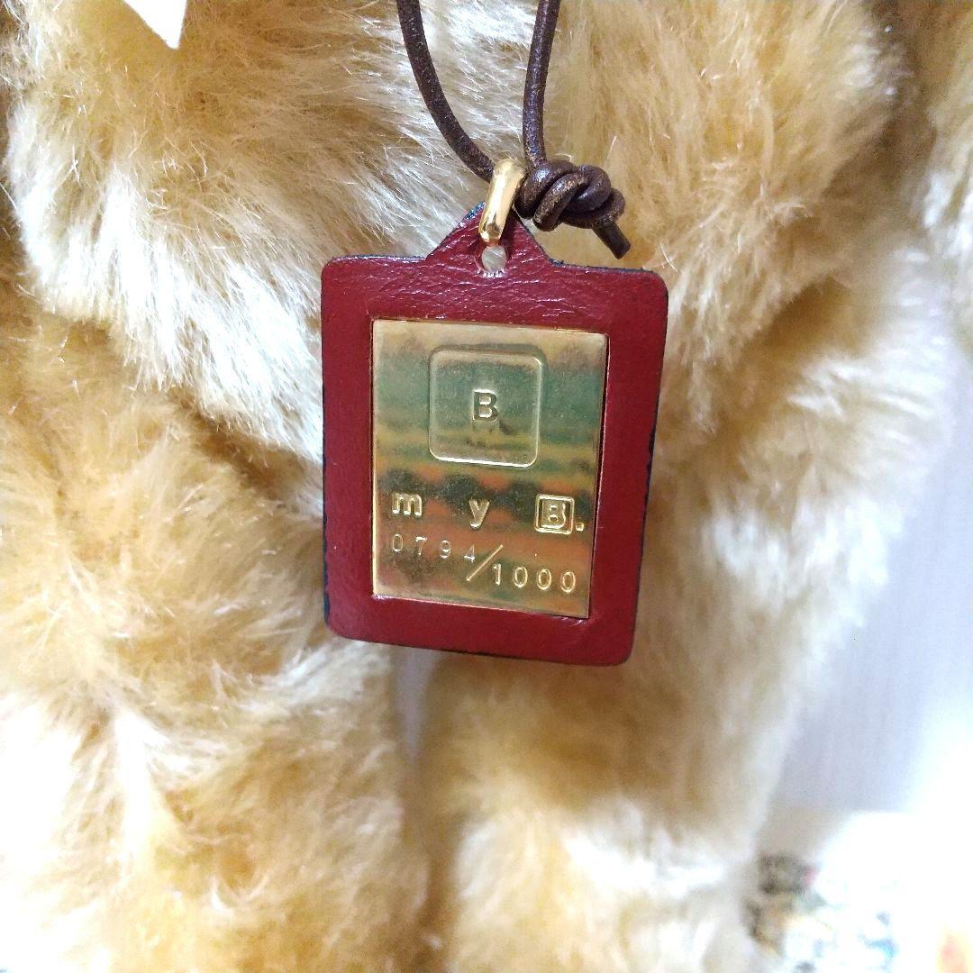 シュタイフ社×カネボウ コラボmyB オリジナルテディベア非売品☆専用木