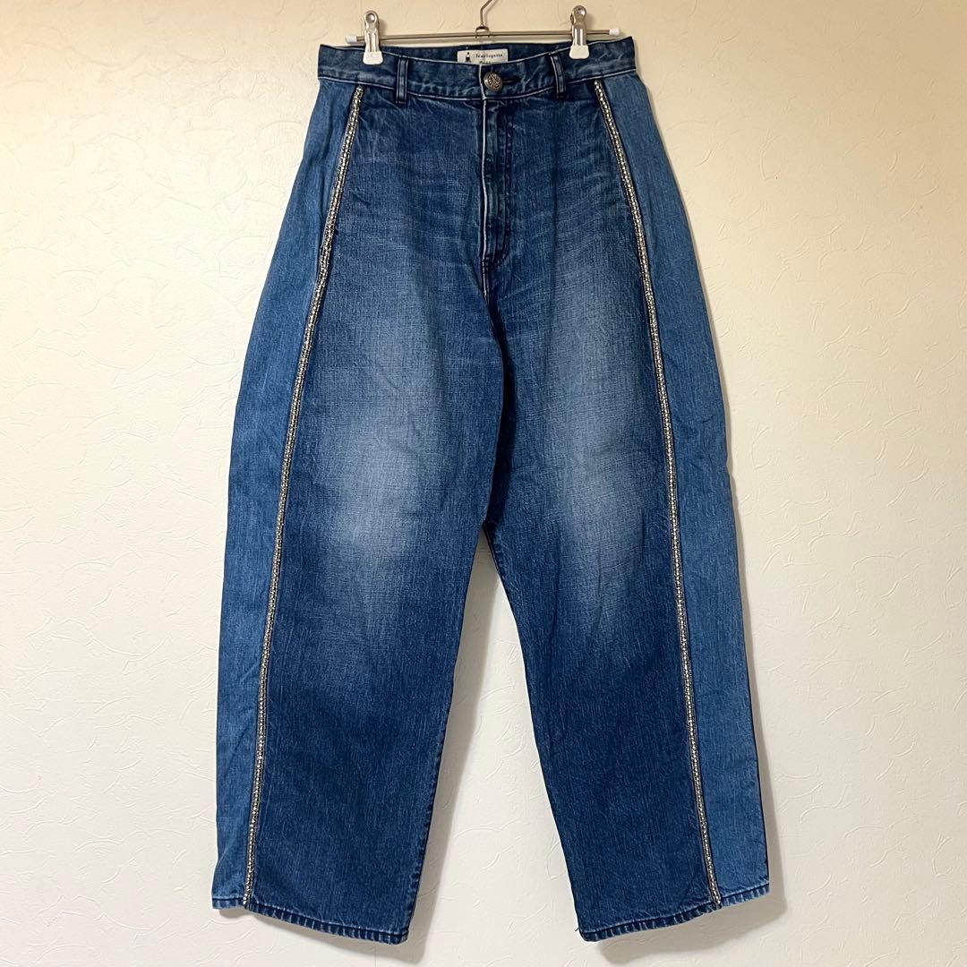 leur logette ビジューデニムパンツ