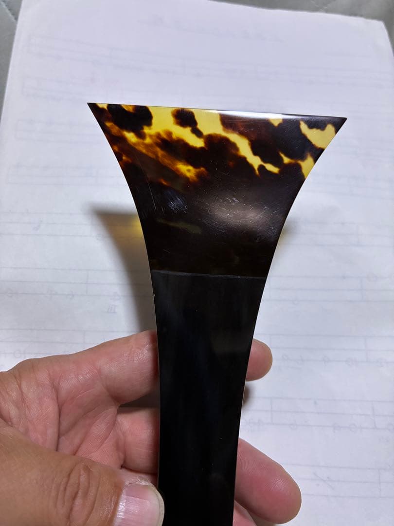 津軽三味線　鼈甲撥！黒水牛！極上！