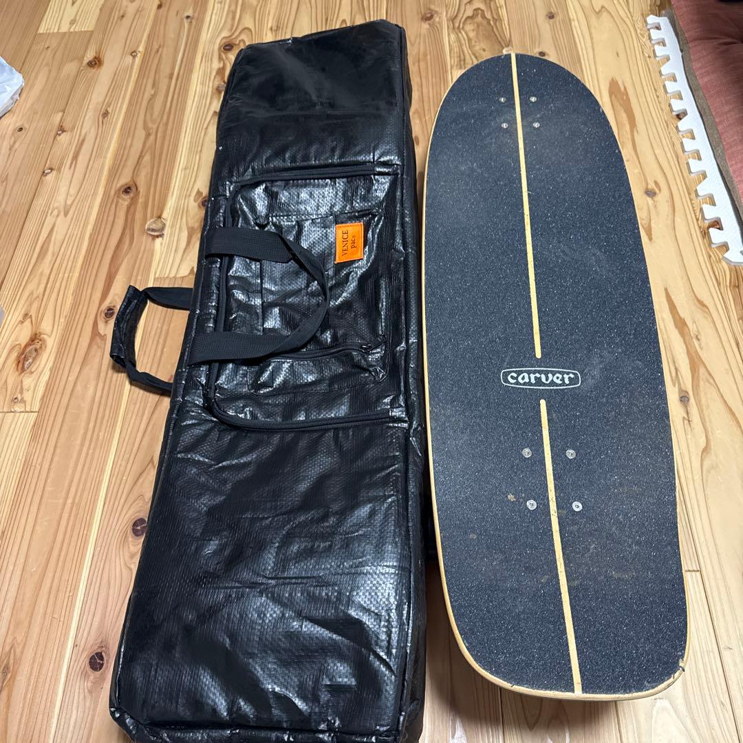 Carver スケートボード Mahi 波模様セット