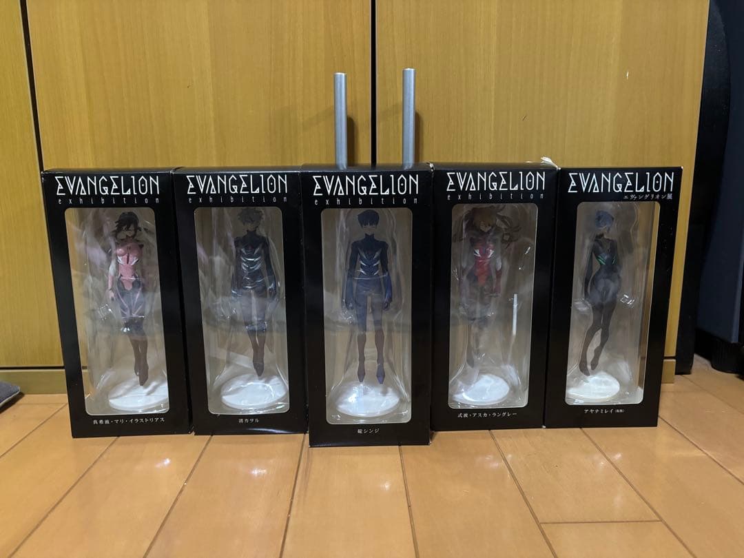 エヴァンゲリオン展 エヴァ展 フィギュア5体セット （レイ アスカ マリなど） 海洋堂より「EVA GIRLS レイ/アスカ/マリ」が12月24日に発売決定