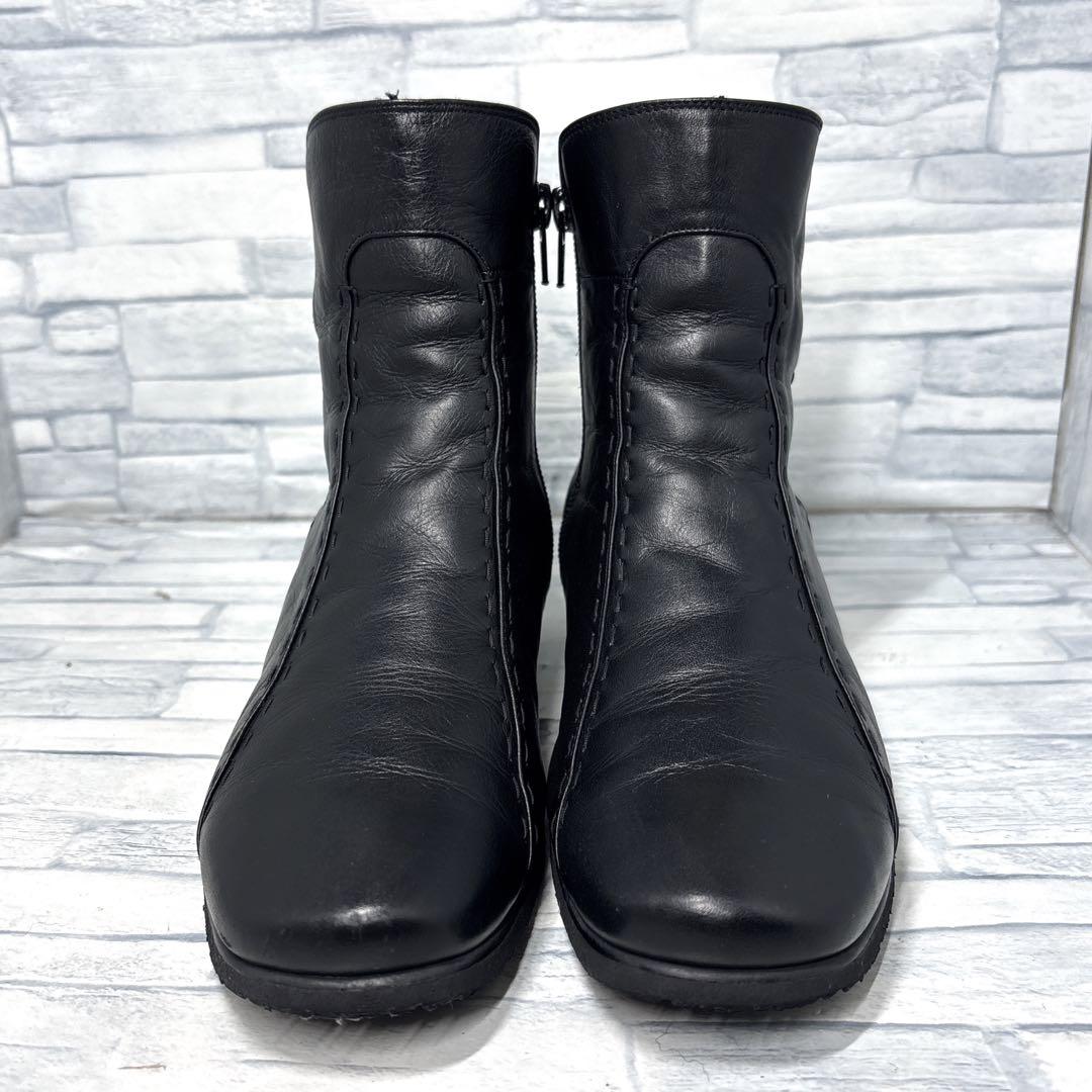 ✨美品✨ アシックスウォーキング ペダラ ショートブーツ ブラック