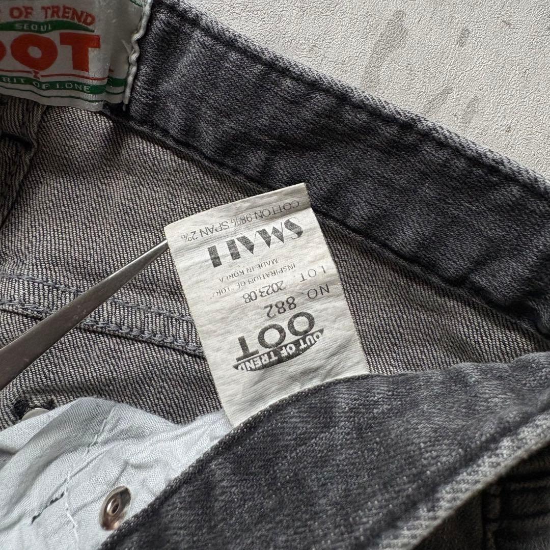 y2k black denim flare pants boots cut - メルカリ