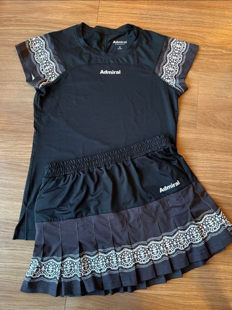 Admiral テニスウェア ブラック