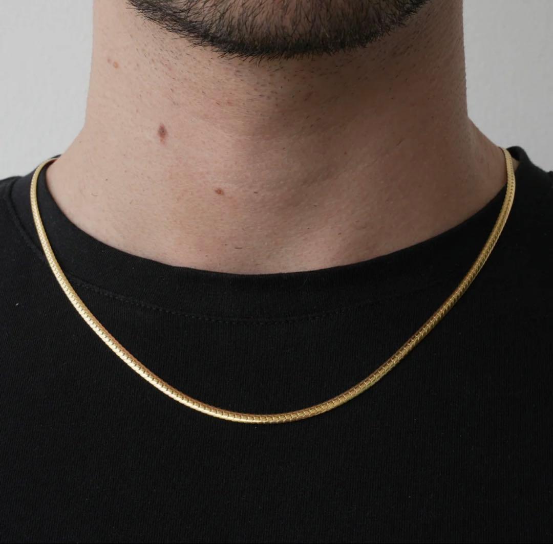 美品 DIFFERENT プレミアム ゴールド ネックレス 53cm ジョージ