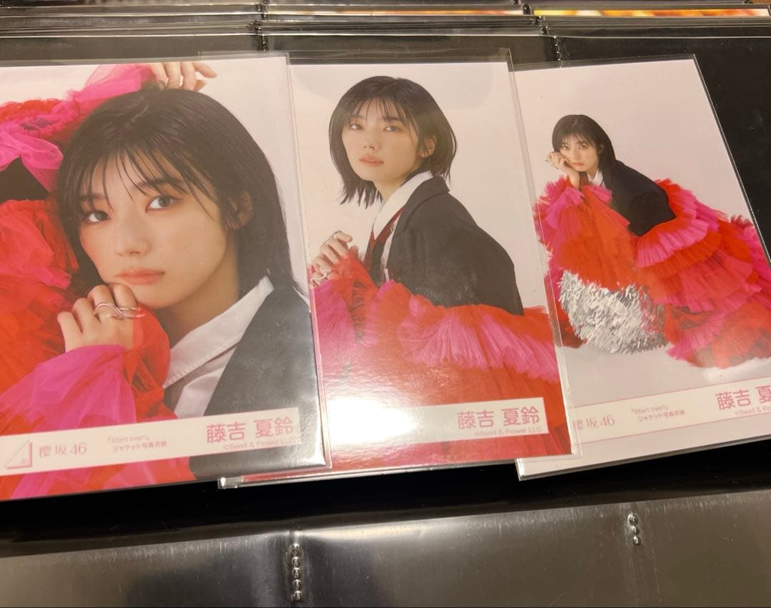 櫻坂46 生写真 藤吉夏鈴 start over ジャケット ジャケ写 ヨリ - メルカリ