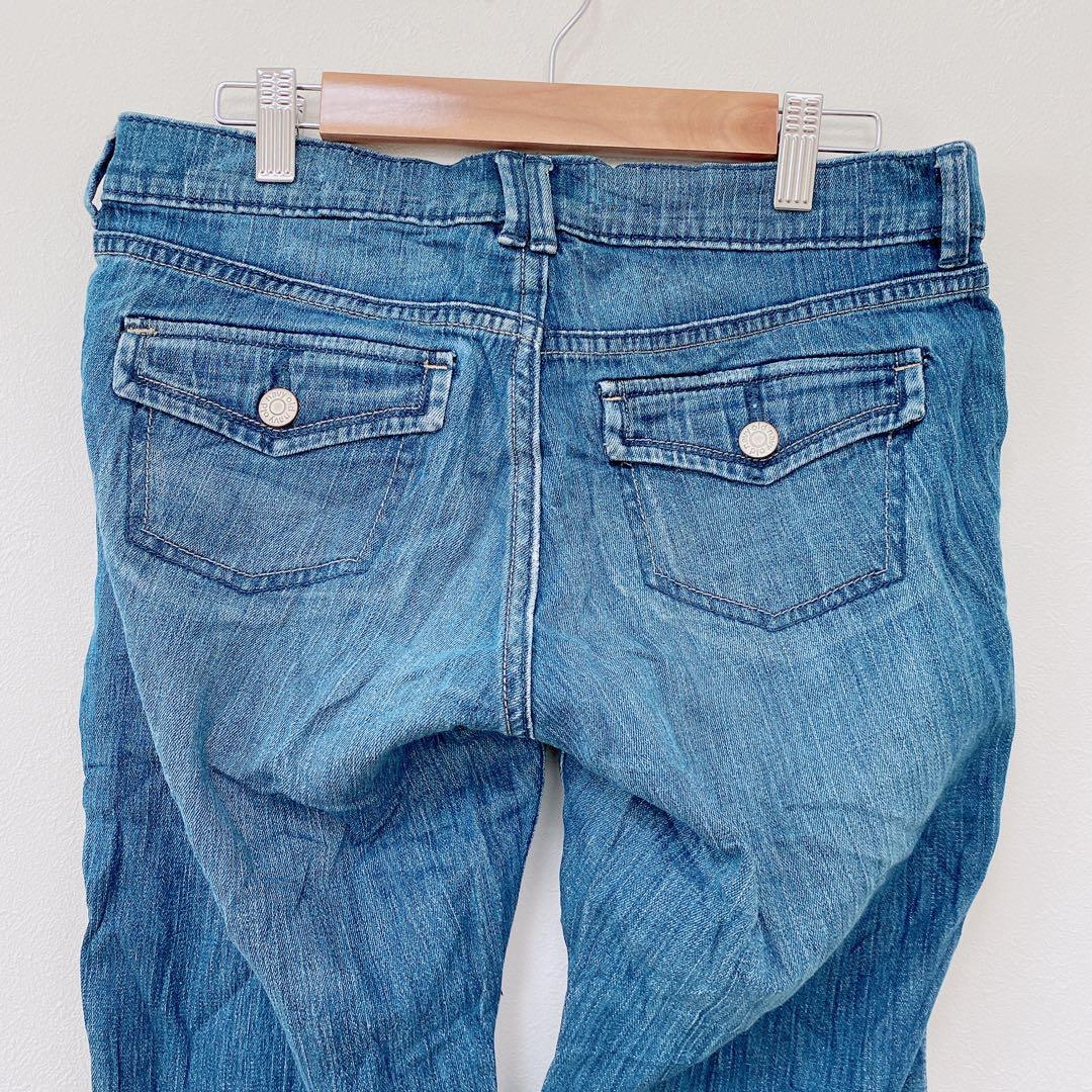 オールドネイビー ブーツカットデニム ローライズ size2 - メルカリ