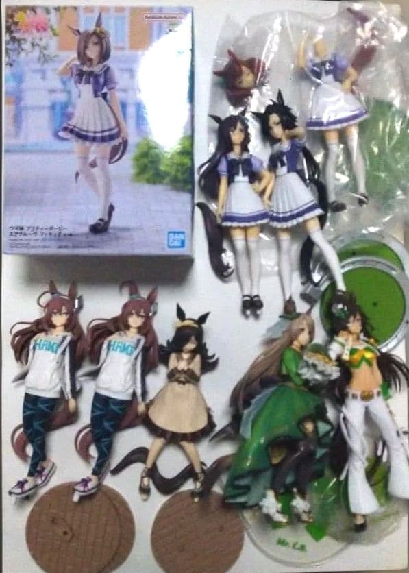 ウマ娘 フィギュアセット 9体+オマケ ウマ娘 プリティーダービー』から「BoC'z」のプライズフィギュアが展開