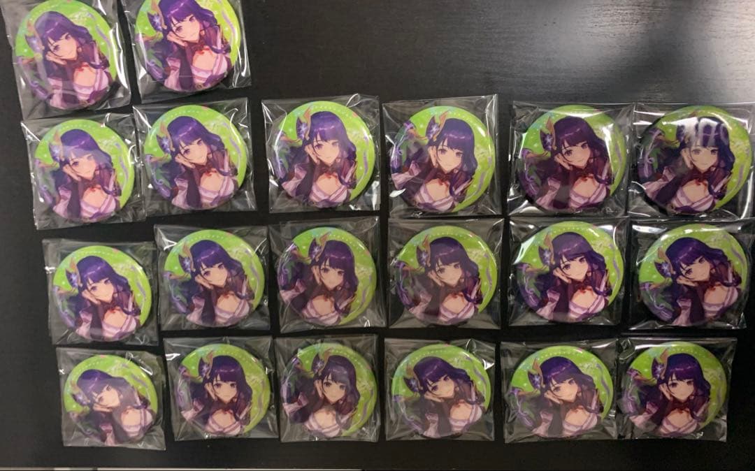 原神　雷電将軍　雷電　缶バッジ　3周年　記念　公式 000000005114_kZPVgA5.jpg