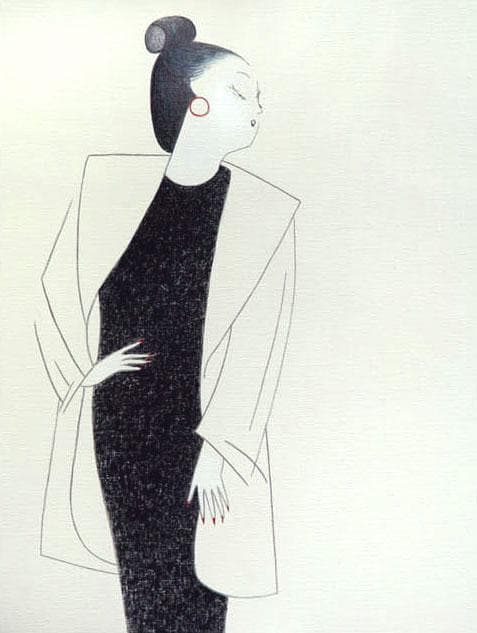 油絵 菅家令子 絵 絵画 インテリア F6-082511 人物 女性像