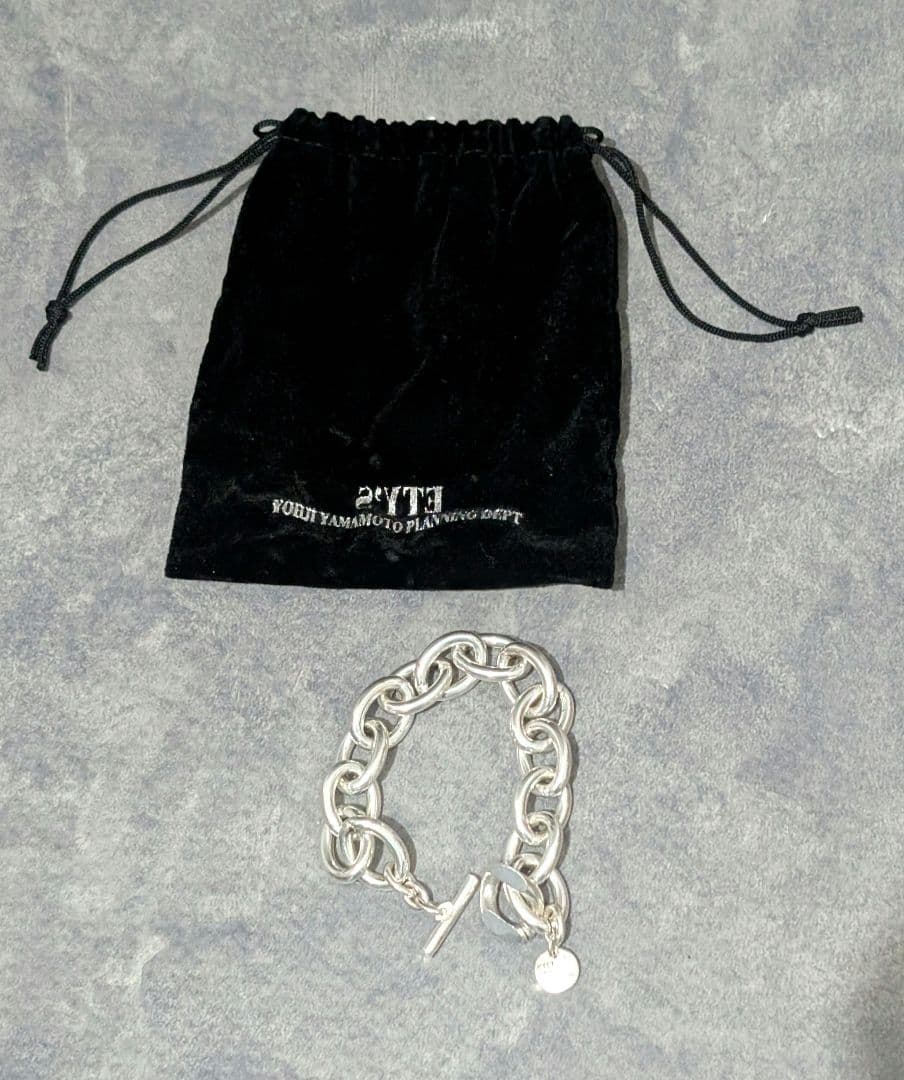 【未使用美品送料込】 S'yte シルバーチェーンブレスレット