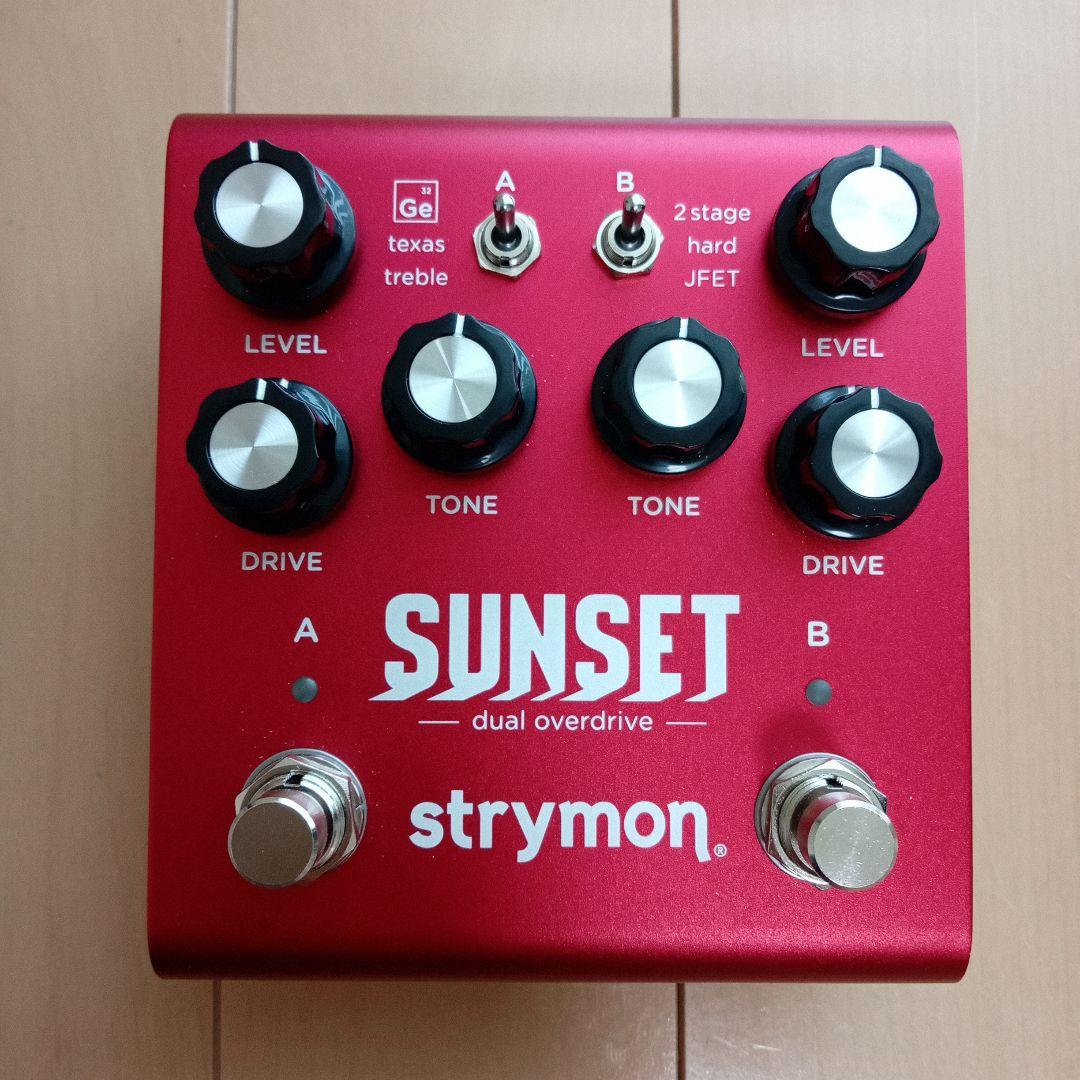 strymon SUNSET dual overdrive レッド