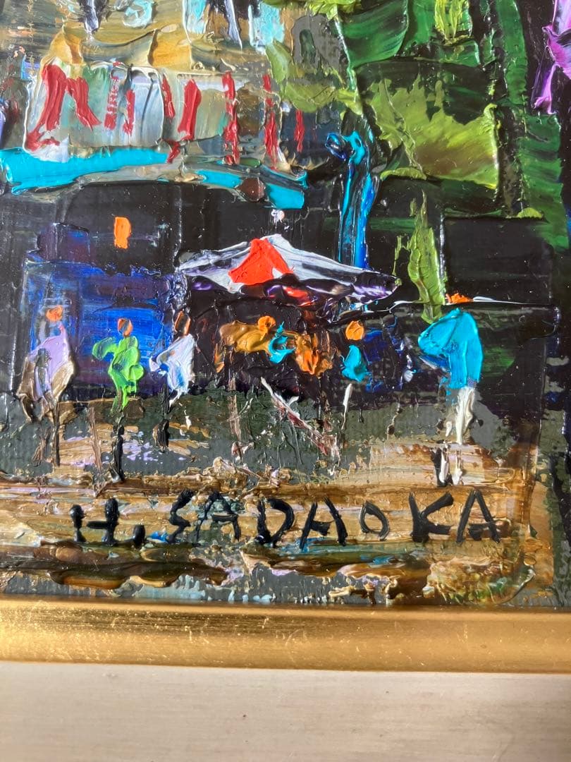 即購入不可‼️定岡宏　絵画　ムーランルージュ