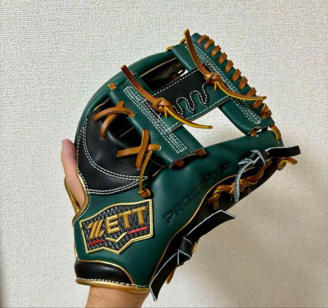 ZETT ゼット 限定軟式用 PROSTATUS プロステイタス 今宮モデル プロステイタス ゼット 軟式グラブ オーダーグローブ 今宮健太 内野手
