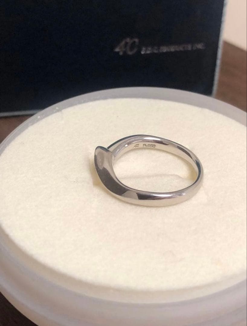 4℃ ヨンドシー　一粒ダイヤ 0.17ct Pt950 ダイヤモンドリング9号