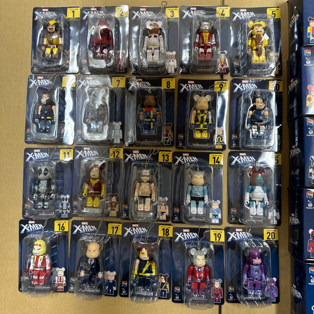 MARVEL X-MEN Happy くじ ベアブリック コンプリート - メルカリ